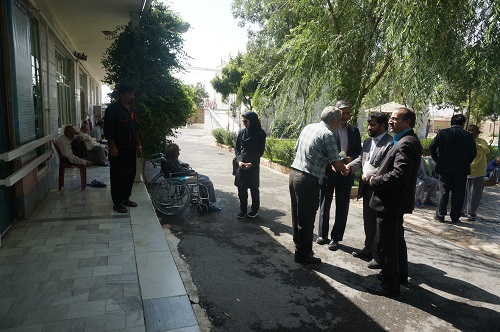 بازدید از سرای سالمندان روستای ابراهیم آباد اراک
