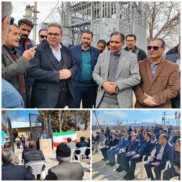 سایت ارتباطی روستای یکه‌چاه شهرستان محلات افتتاح شد
