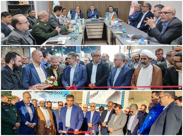بازدید استاندار و مدیران استان مرکزی از طرح‌های صنعتی در شهرستان آشتیان