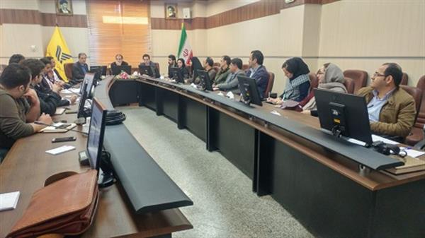 جلسه تبین دستورالعمل اجرایی نحوه حمایت از توسعه و ایجاد اشتغال پایدار در مناطق روستایی با استفاده از منابع صندوق توسعه ملی  برگزار گردید.