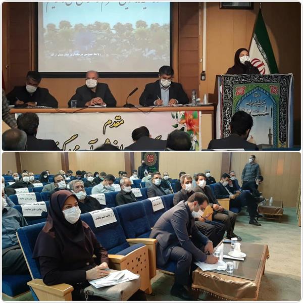 دیدار چهره به چهره مدیر کل ارتباطات استان با روسای شورای اسلامی شهرها و روستاهای شهرستان اراک