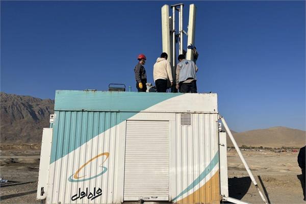 بررسی وضعیت شبکه ارتباطی منطقه مانور «اقتدار آفتاب» در شهرستان شازند